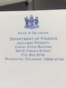 Delaware Unclaimed Property